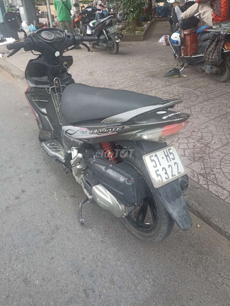 Suzuki Hayate 125 Đỏ-Đen 2007. Mua bán Xe máy tại Quận 10 Tp Hồ Chí Minh được đăng bởi văn phúc  hình 3