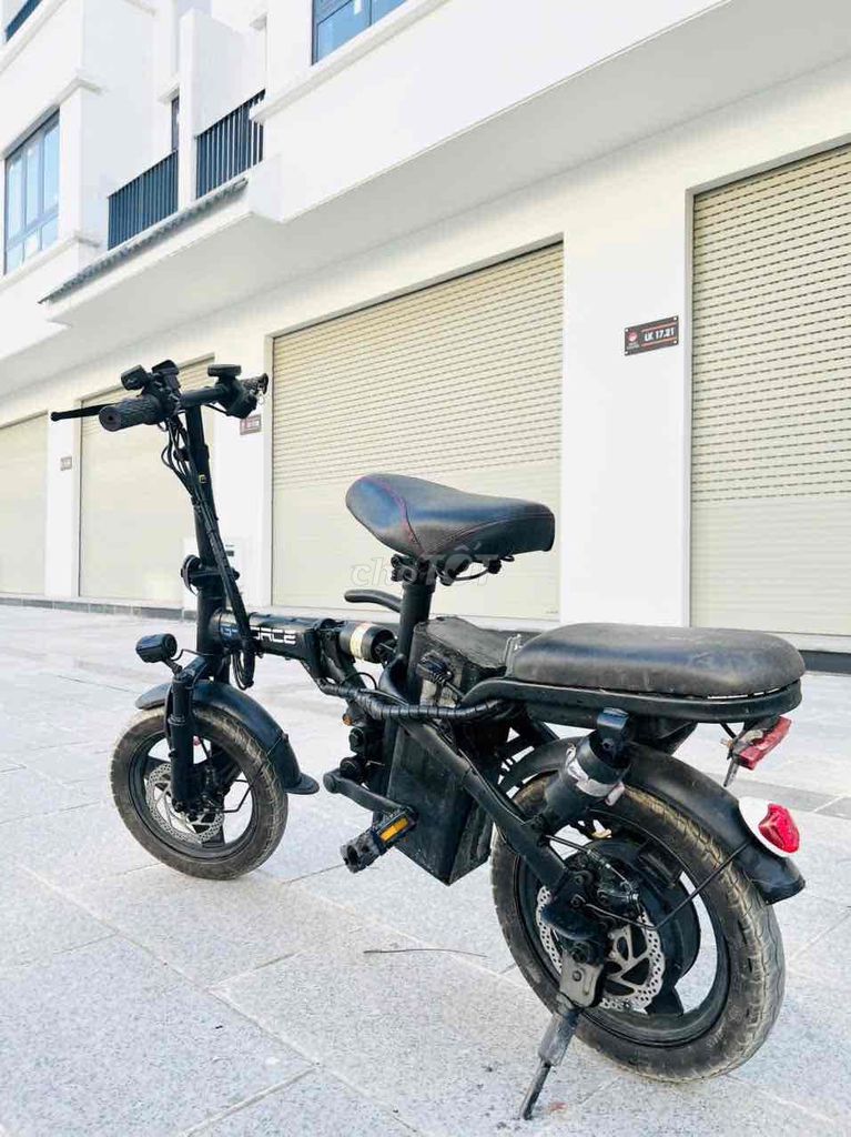 Xe đạp điện gấp màu Đen. Mua bán Xe điện tại Quận Nam Từ Liêm Hà Nội được đăng bởi Bùi Anh Dũng hình 7