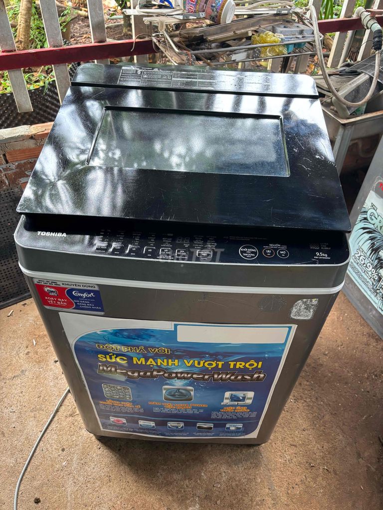 Máy giặt Toshiba 9.5kg Xám. Mua bán Máy giặt tại Huyện Châu Đức Bà Rịa - Vũng Tàu được đăng bởi Hà Minh hình 1