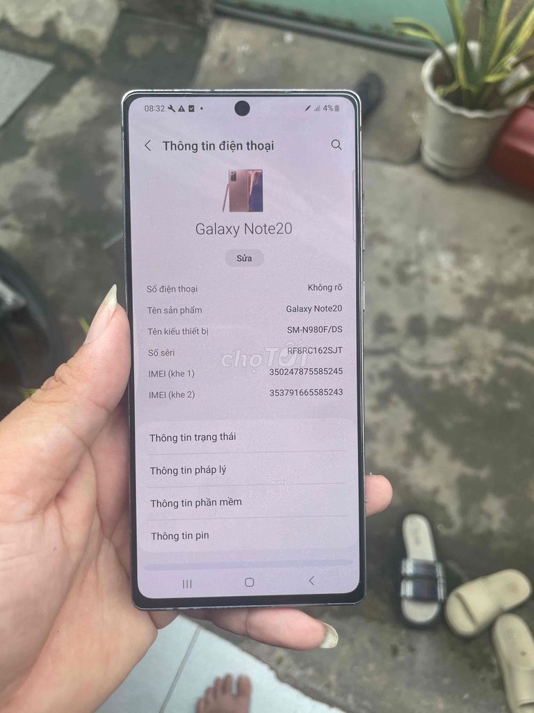 Samsung Galaxy Note 20 256GB Xanh. Mua bán Điện thoại tại Huyện Bình Chánh Tp Hồ Chí Minh được đăng bởi khang hình 1