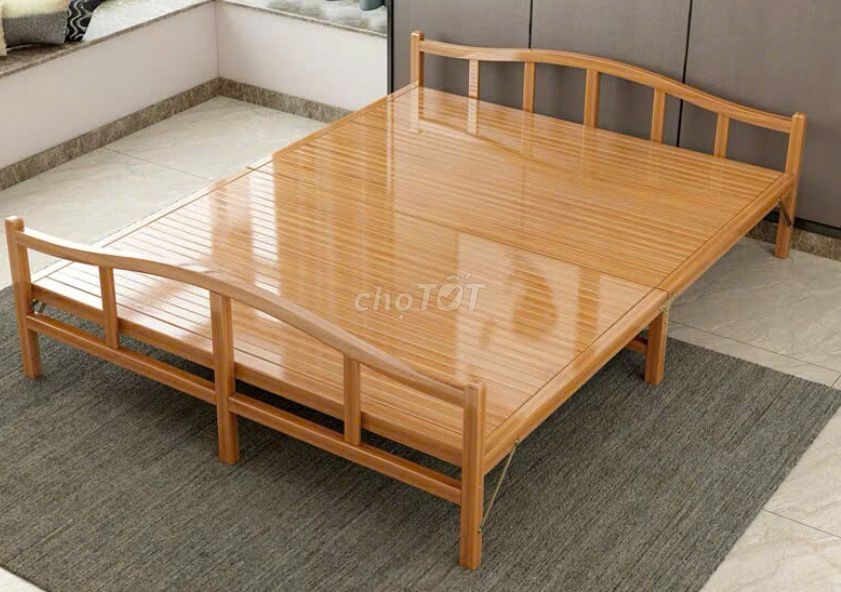 Giường tre gấp gọn  Mới trên 80%. Mua bán Giường, chăn ga gối nệm tại Quận 12 Tp Hồ Chí Minh được đăng bởi cute Hoa hình 1