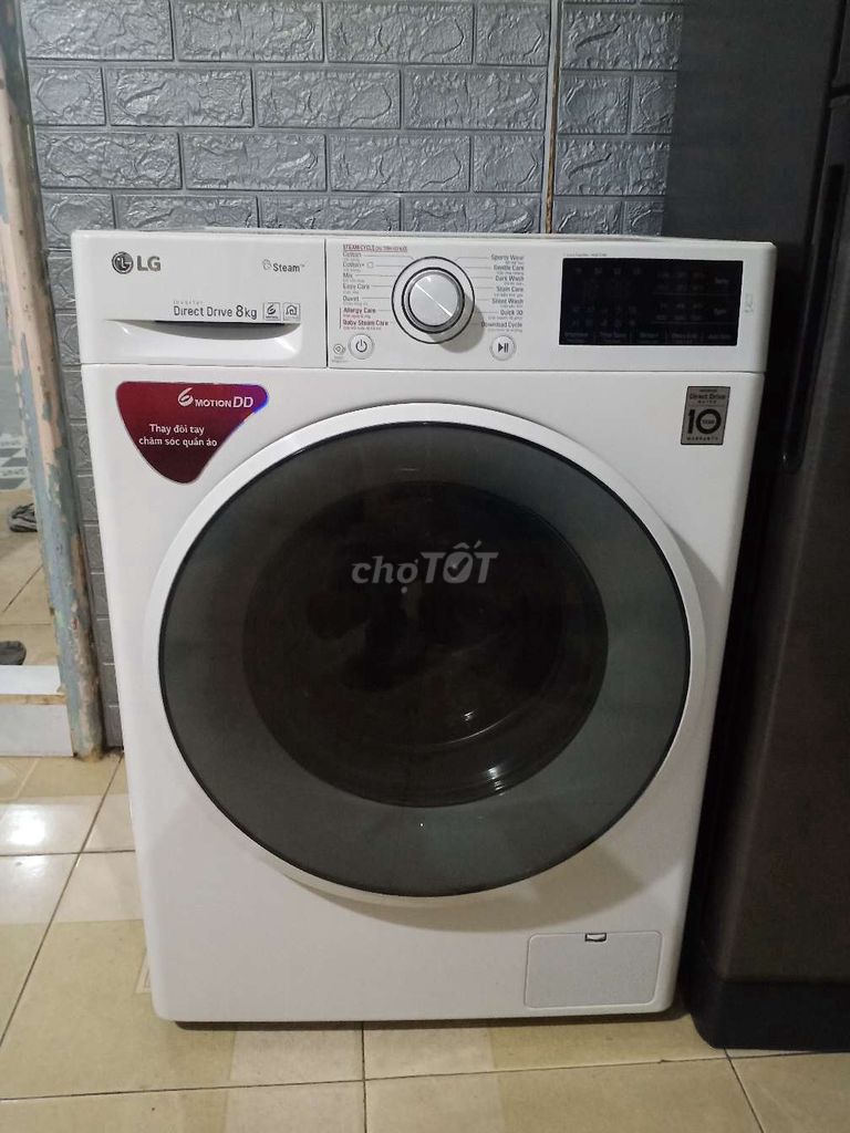 LG 8kg INVERTER zin đẹp có BH bao lắp đặt TPHCM