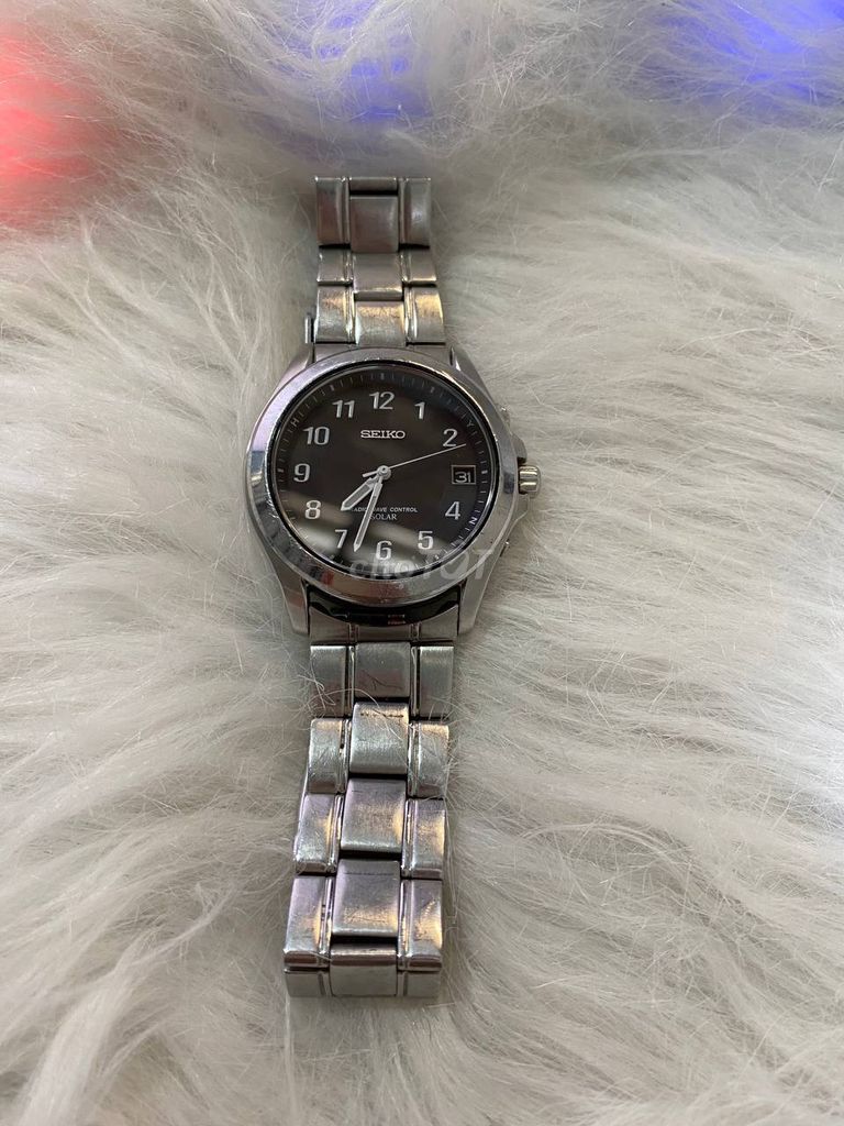 Seiko wave control Solar 7B22-0AZ0 xt Nhật đẹp. Mua bán Đồng hồ tại Huyện Trà Ôn Vĩnh Long được đăng bởi maximura hình 1