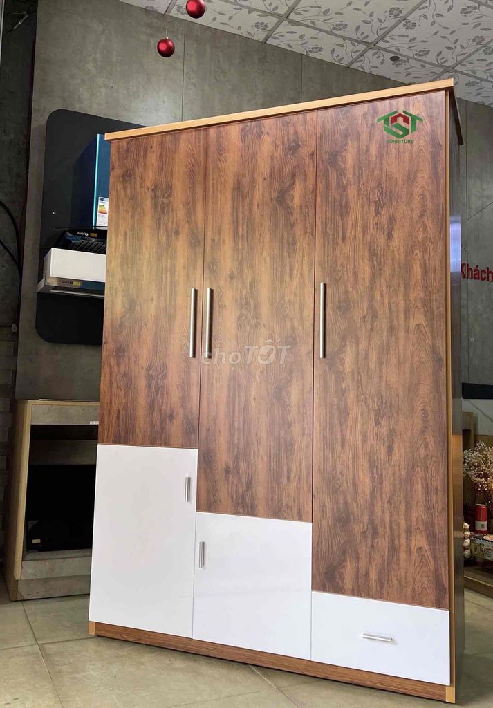 Tủ nhựa Đài Loan 3 cánh chất lượng. Mua bán Tủ, kệ gia đình tại Quận Thanh Khê Đà Nẵng được đăng bởi Nội thất bếp trọn gói TST  hình 1