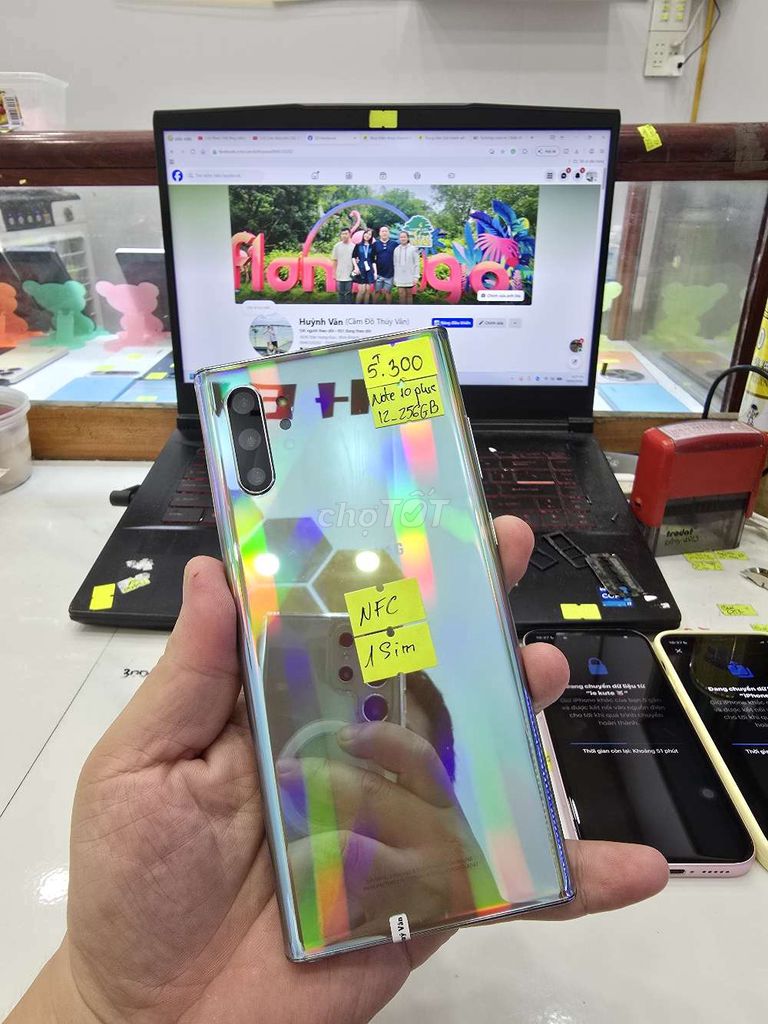 Samsung Note 10 Plus 256GB - Còn Bảo Hành. Mua bán Điện thoại tại Thành phố Long Xuyên An Giang được đăng bởi Facebook Cầm Đồ Thúy Vân hình 1