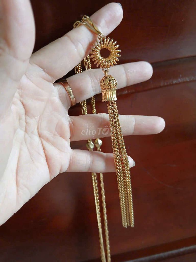 Dây chuyền nữ Xi Nhật mạ vàng. Mua bán Phụ kiện thời trang khác tại Thành phố Thủ Đức Tp Hồ Chí Minh được đăng bởi GIÀY SI HIỆU hình 1