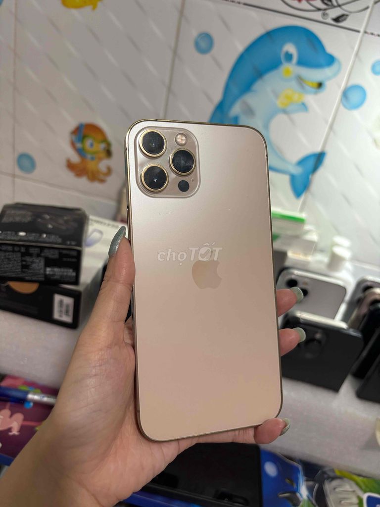 Apple iPhone 12 Pro Max 128GB Vàng. Mua bán Điện thoại tại Huyện Bình Chánh Tp Hồ Chí Minh được đăng bởi Danh Thư hình 1