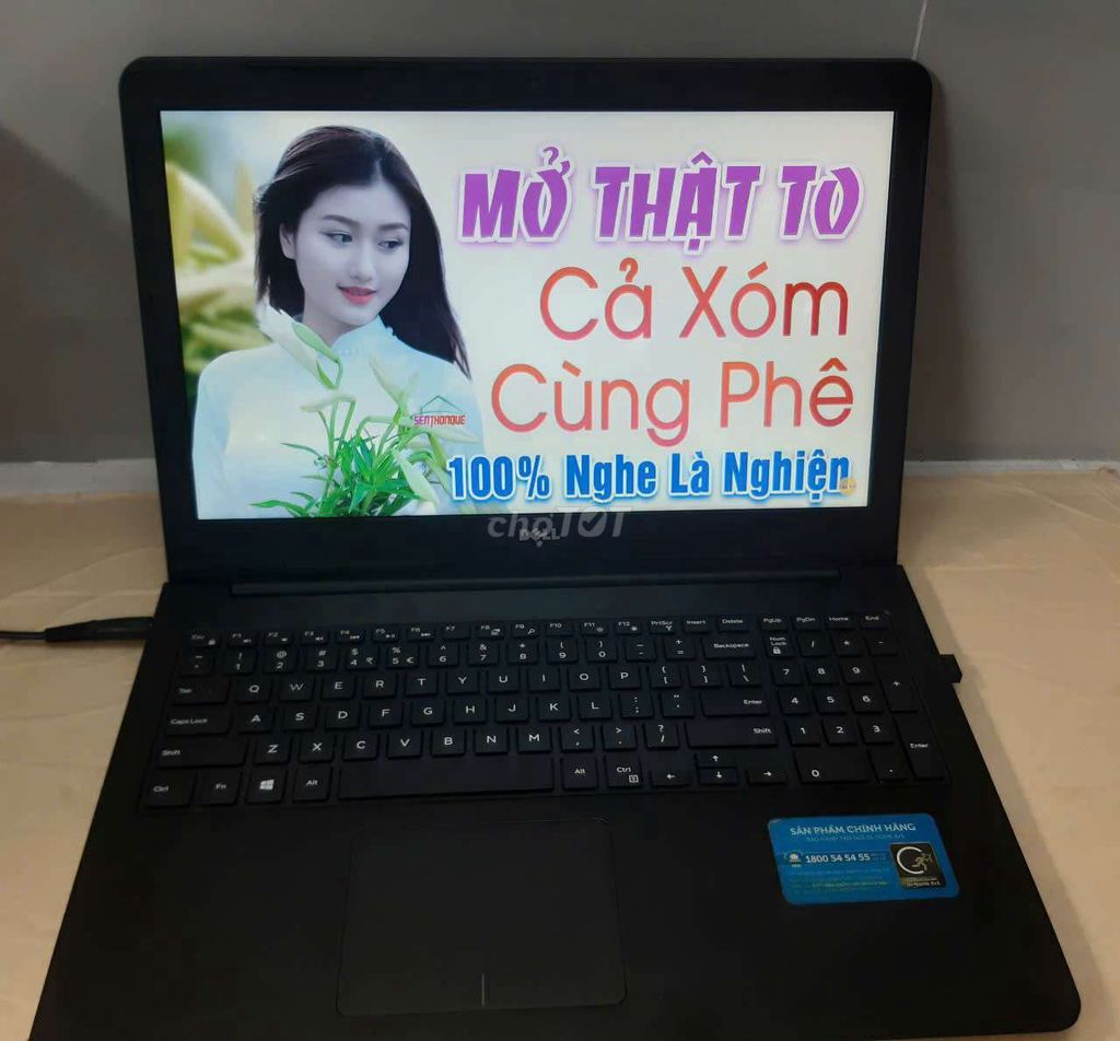 DELL 15.6, MỎNG ĐẸP, RAM 8GB, SSD 120GB