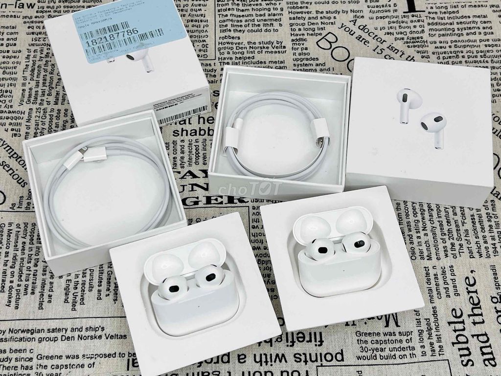 Tai nghe Airpods 3 chính hãng siêu lướt 99% fulbox