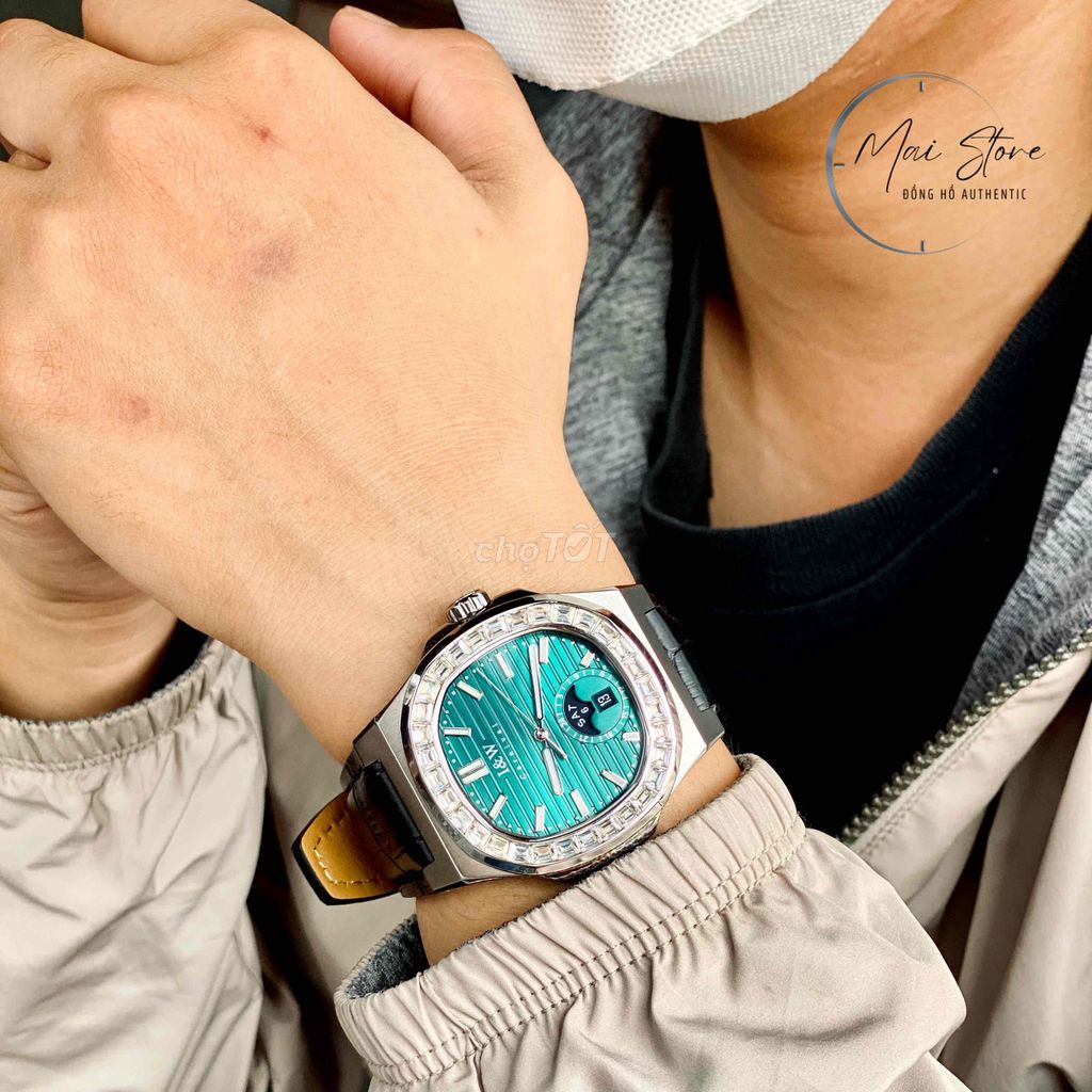 Đồng hồ I&W Carnival mặt xanh