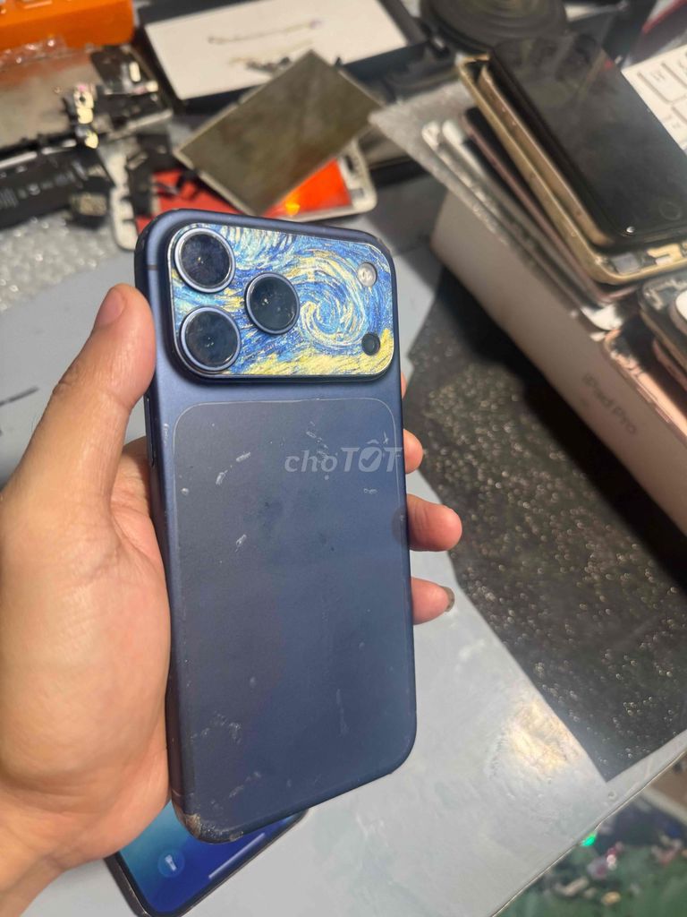 iPhone 17 Promax 512GB Xanh đậm. Mua bán Điện thoại tại Quận Tân Bình Tp Hồ Chí Minh được đăng bởi như ý hình 1