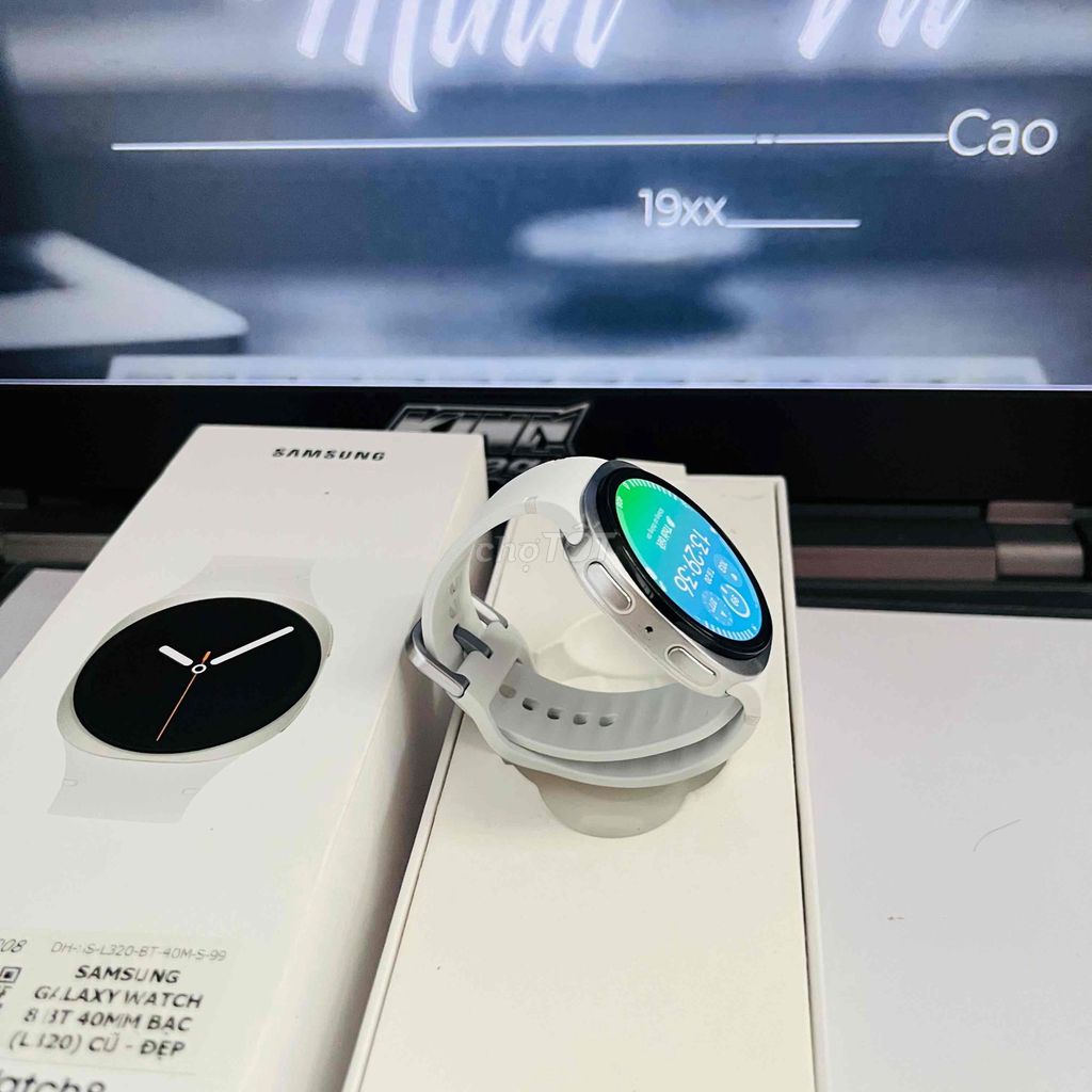 Samsung Galaxy Watch 8 Bạc 40mm. Mua bán Thiết bị đeo thông minh tại Quận Gò Vấp Tp Hồ Chí Minh được đăng bởi Cao An Vũ hình 1