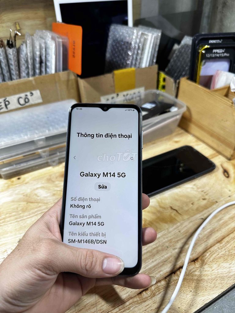 Samsung Galaxy M14 5G 64GB xanh 4GB. Mua bán Điện thoại tại Quận 12 Tp Hồ Chí Minh được đăng bởi Trọng Tính hình 1