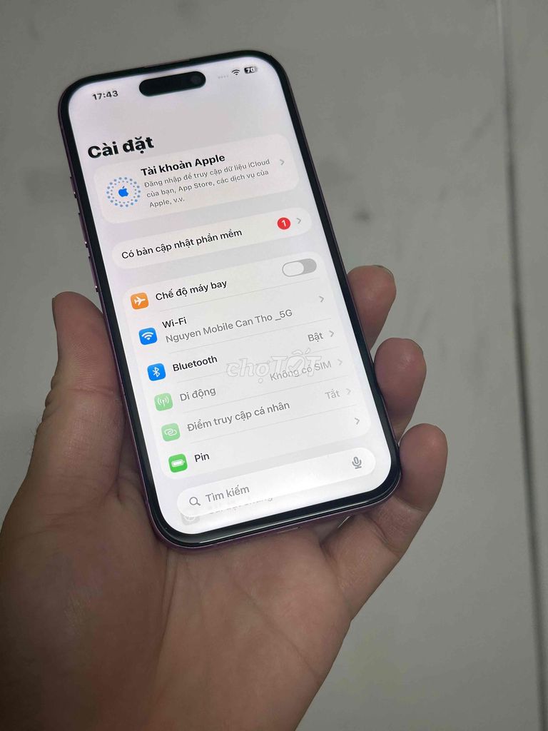 iPhone 16 128GB Hồng. Mua bán Điện thoại tại Quận Ninh Kiều Cần Thơ được đăng bởi Nguyên Mobile Thanh Lý Đổi Máy hình 1