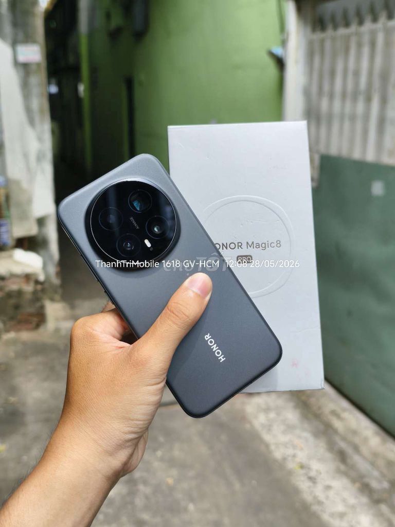 Honor Magic 8 Pro Đen 16/512 fullbox nội địa. Mua bán Điện thoại tại Quận Gò Vấp Tp Hồ Chí Minh được đăng bởi Thanh Tri hình 1