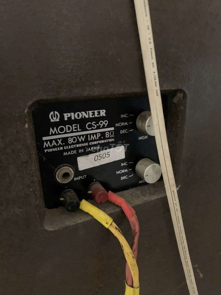 Loa Pioneer CS-99 80W Nhật Bản. Mua bán Tivi, Âm thanh tại Thành phố Chí Linh Hải Dương được đăng bởi Anh Nguyen hình 1