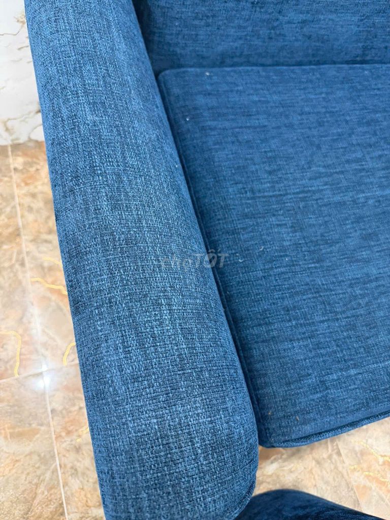 Ghế sofa Vải Xanh dương 2 đôn. Mua bán Bàn ghế tại Quận Hoàng Mai Hà Nội được đăng bởi Hằng Mai hình 1