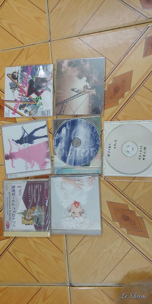 Combo 7 đĩa CD, từ Nhật. Mua bán Sở thích khác tại Quận Phú Nhuận Tp Hồ Chí Minh được đăng bởi Le Khiem hình 1