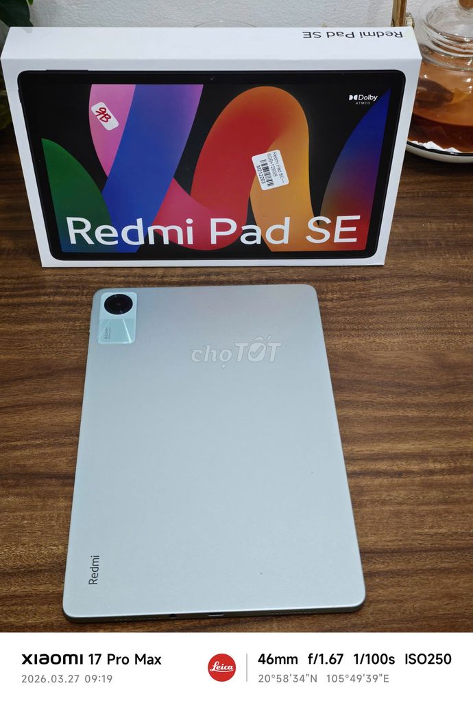 Redmi Pad SE 6/128 Fullbox Quốc Tế có ship COD. Mua bán Máy tính bảng tại Quận Hoàng Mai Hà Nội được đăng bởi Trần Ngọc Hiếu hình 1