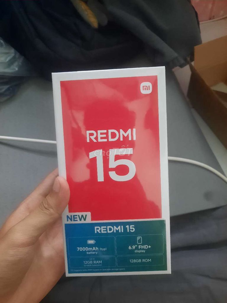 Xiaomi Redmi 15 128GB nguyên hộp vừa mua chưa khui. Mua bán Điện thoại tại Quận 7 Tp Hồ Chí Minh được đăng bởi Đỗ Văn Tiến hình 1
