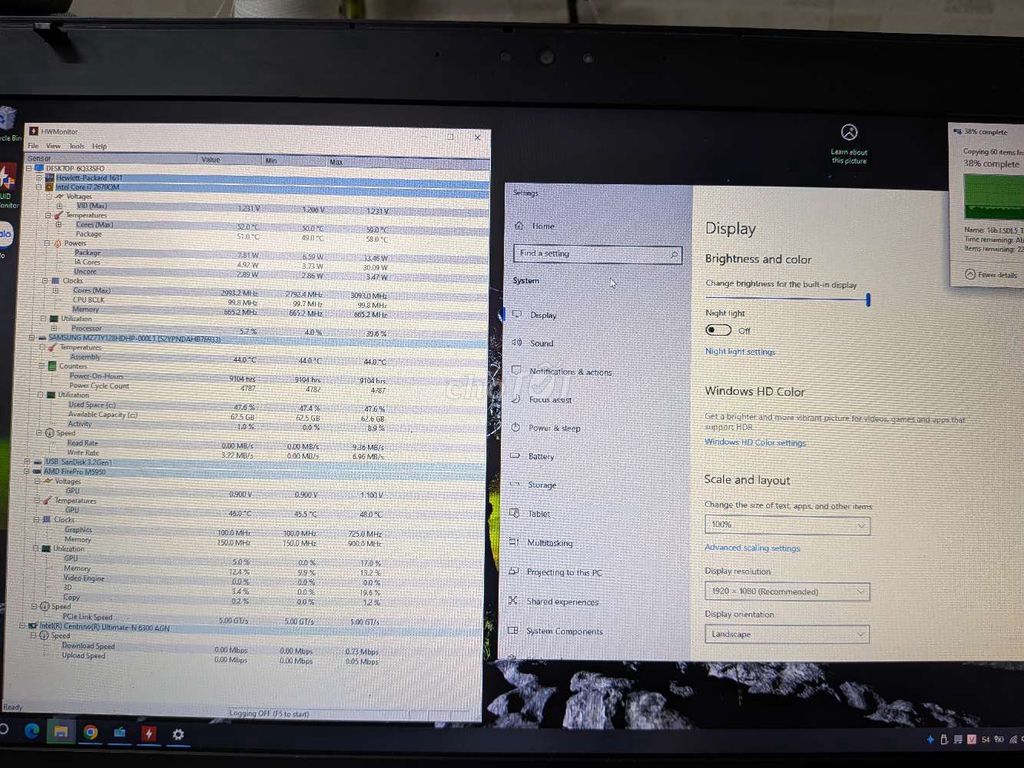 HP 8560w Đen Đã sử dụng. Mua bán Laptop tại Quận Tân Bình Tp Hồ Chí Minh được đăng bởi Vinh hình 1