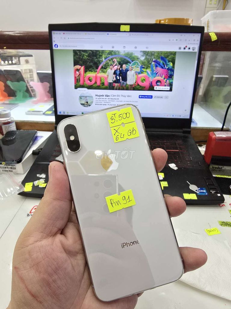 Iphone X 64GB - Q.Tế. Mua bán Điện thoại tại Thành phố Long Xuyên An Giang được đăng bởi Facebook Cầm Đồ Thúy Vân hình 1