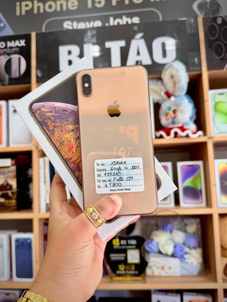 Apple iPhone Xs Max 64GB Vàng. Mua bán Điện thoại tại Thành phố Long Xuyên An Giang được đăng bởi Bi Táo Store hình 1