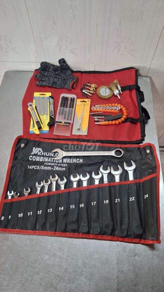 Bộ cờ lê 2  đầu ,mũi khoan, phụ kiện mới 100%. Mua bán Nội thất, đồ gia dụng khác tại Quận Gò Vấp Tp Hồ Chí Minh được đăng bởi Hiếu hình 1