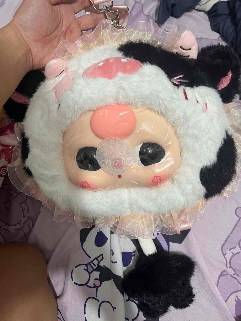 Balo Babythree Nữ Vải lông. Mua bán Túi xách tại Quận Nam Từ Liêm Hà Nội được đăng bởi Phạm Hạnh hình 1