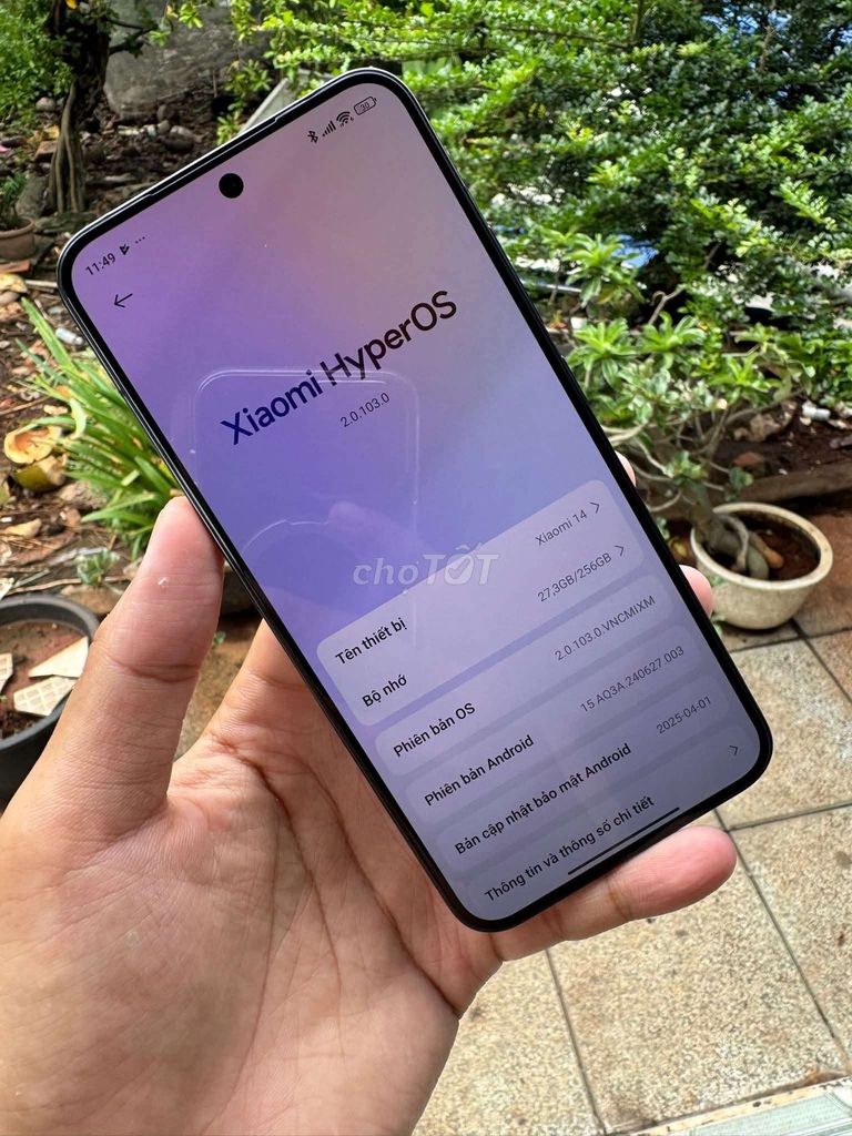 Xiaomi 14 12/256 quốc tế. Mua bán Điện thoại tại Quận Bình Thạnh Tp Hồ Chí Minh được đăng bởi doanh hình 1