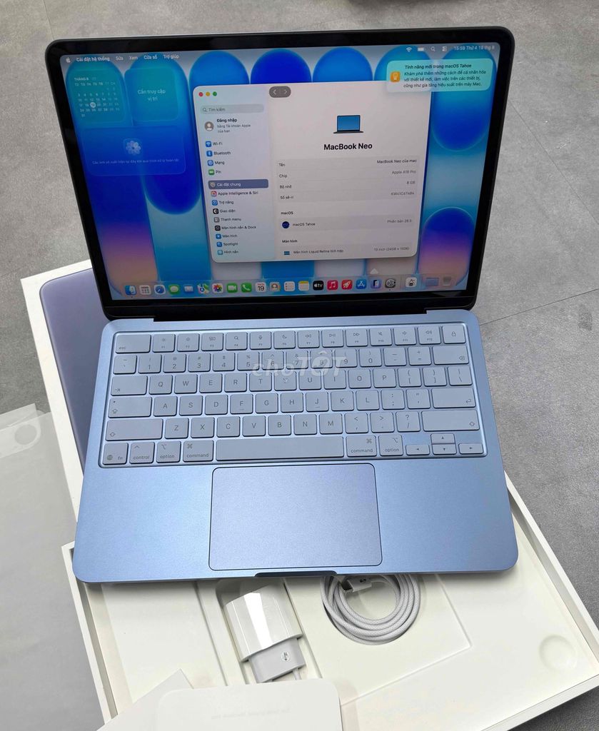 Apple MacBook Neo 13 inch 8GB/256GB Xanh BH 5/27. Mua bán Laptop tại Quận 10 Tp Hồ Chí Minh được đăng bởi Táo Tốt Apple  hình 1