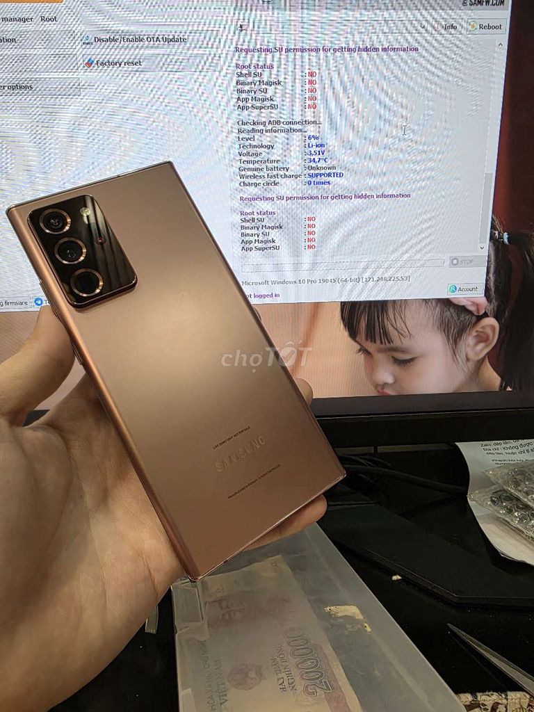 Note 20 Ultra 5G hàng chưa sạc, zin đét có góp. Mua bán Điện thoại tại Thành phố Thủ Dầu Một Bình Dương được đăng bởi EZ Phone hình 6