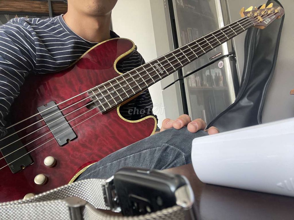 Thanh lý Đàn Bass 5 dây ESP LTD Deluxe J-1005