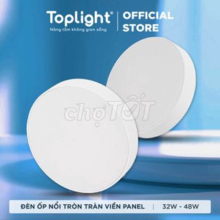 Đèn Ốp Nổi Tròn Tràn Viền Panel 32-48W, Siêu Sáng