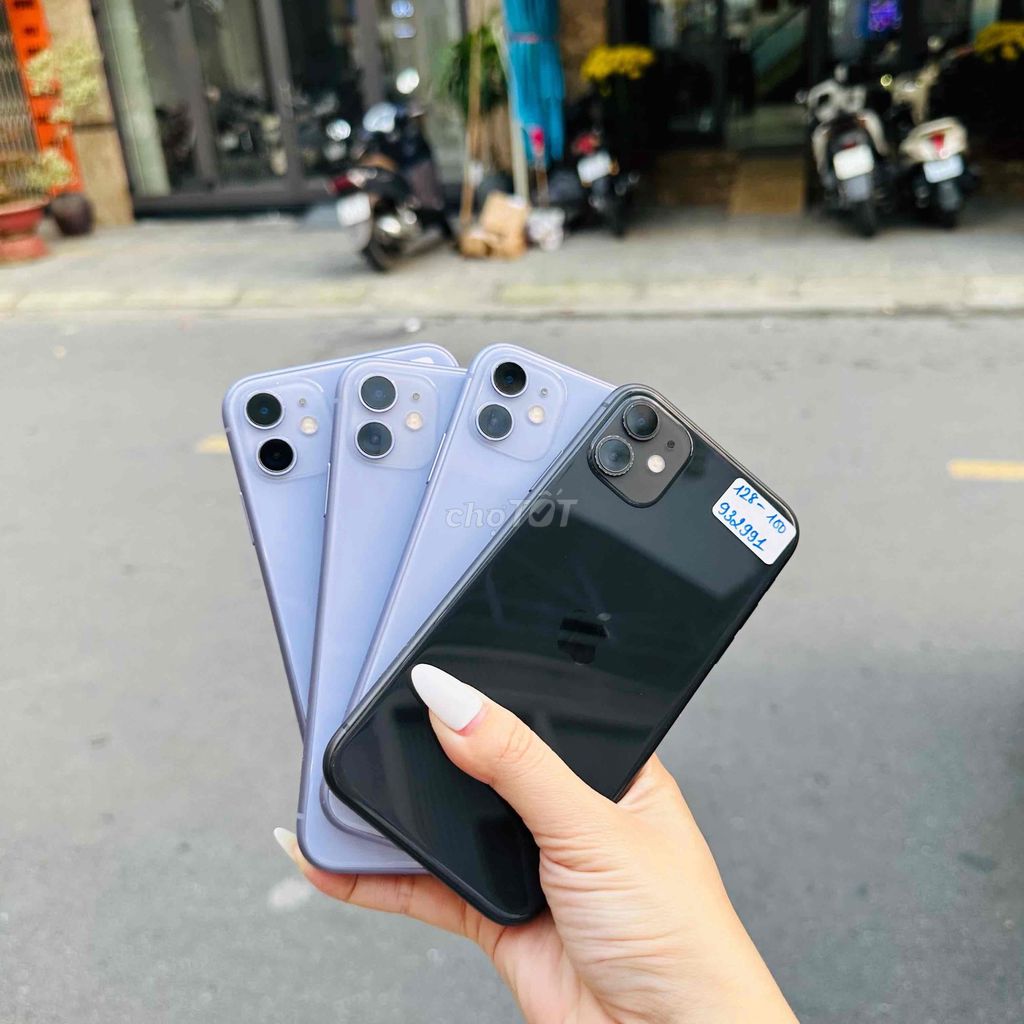 iP 11 64/128Gb Đen/ Tím Nguyên Zin