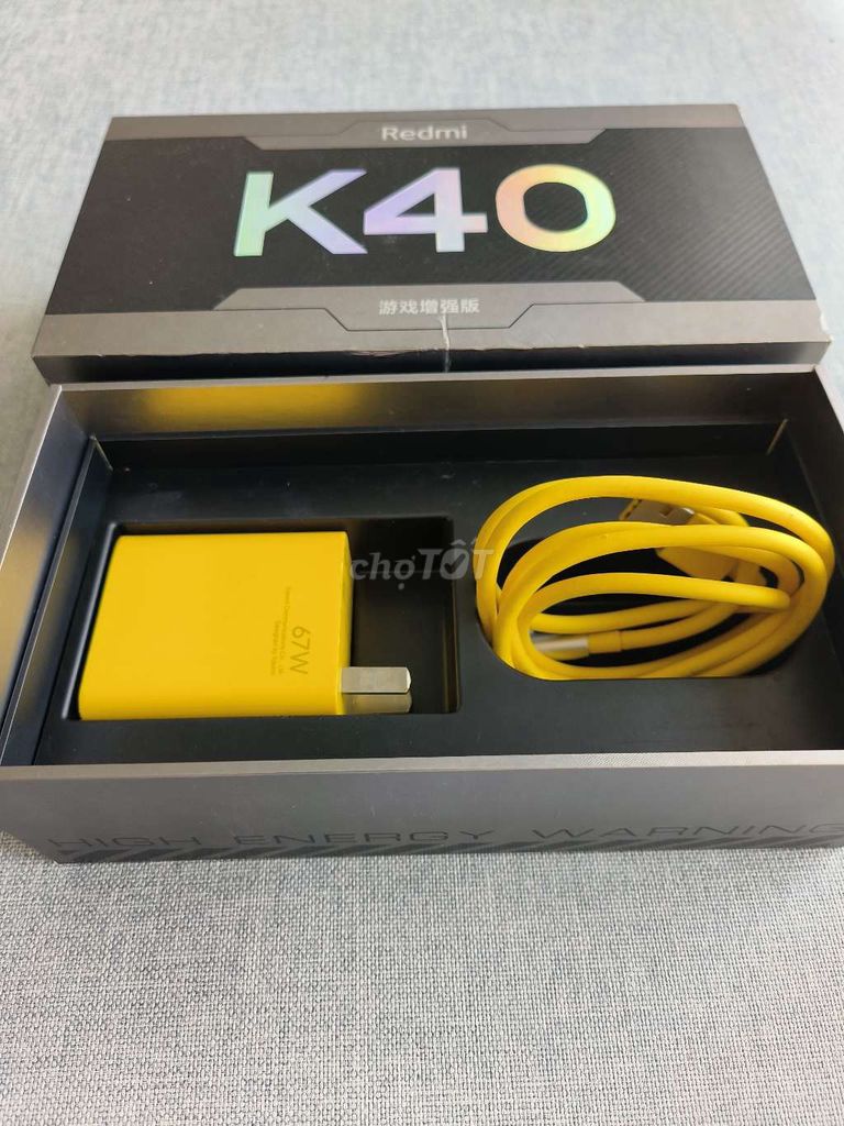 Sạc nhanh xiaomi K40 Gaming 67w zin. Mua bán Phụ kiện (Màn hình, Chuột...) tại Quận Tân Phú Tp Hồ Chí Minh được đăng bởi Kha Nguyễn hình 1