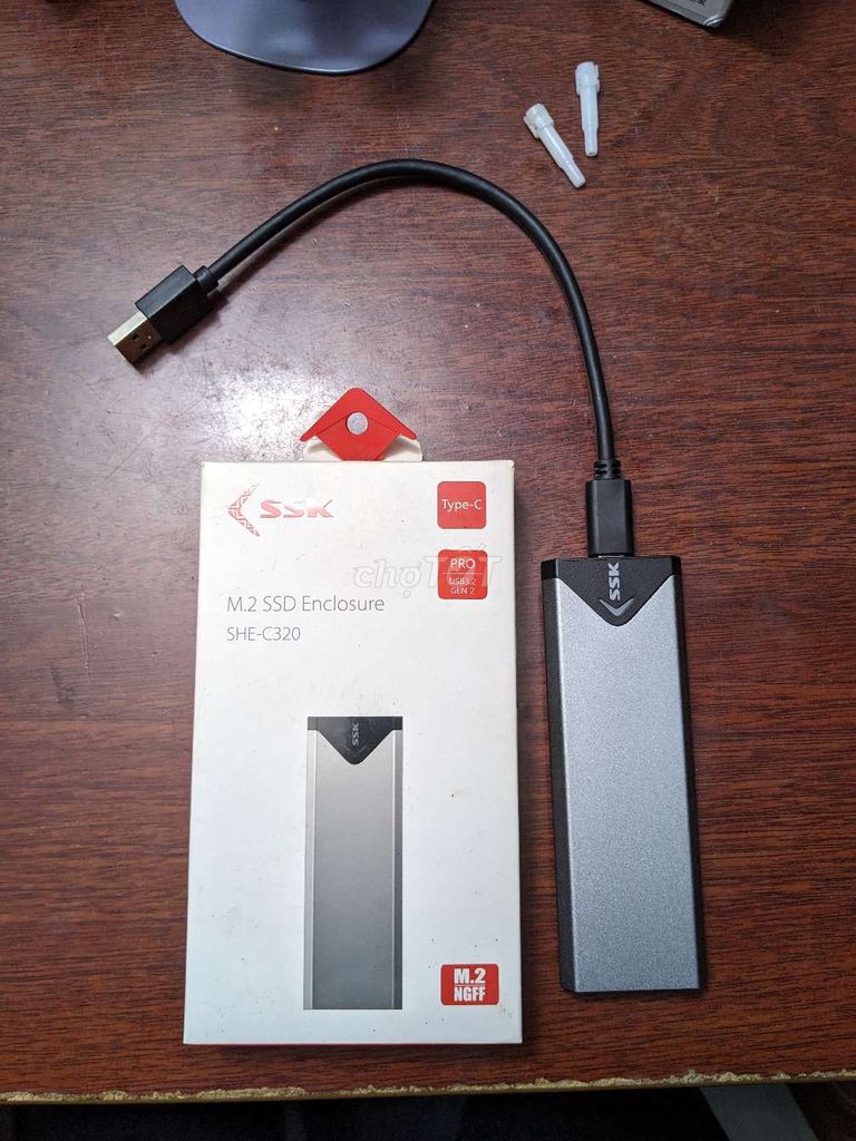 Box SSD M.2 Enclosure SHE-C320 SSK