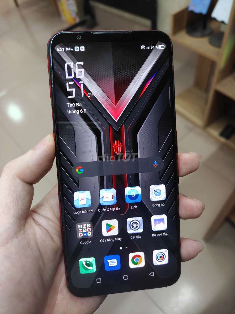 gaming phone Red Magic 5G 8/128GB Đỏ. Mua bán Điện thoại tại Quận Thanh Xuân Hà Nội được đăng bởi cửa hàng điện thoại giá rẻ hình 1