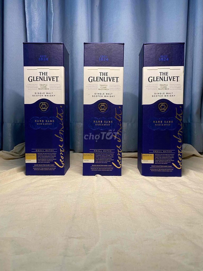 Vỏ chai rượu The Glenlivet 1000ml đã qua sử dụng. Mua bán Đồ sưu tầm, đồ cổ tại Quận 5 Tp Hồ Chí Minh được đăng bởi Nguyễn Hưng hình 1