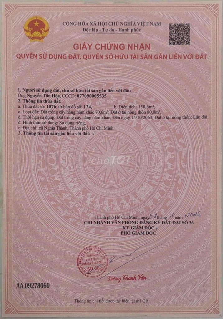 Đất mặt tiền kinh doanh sát KCN SONADEZI Châu Đức