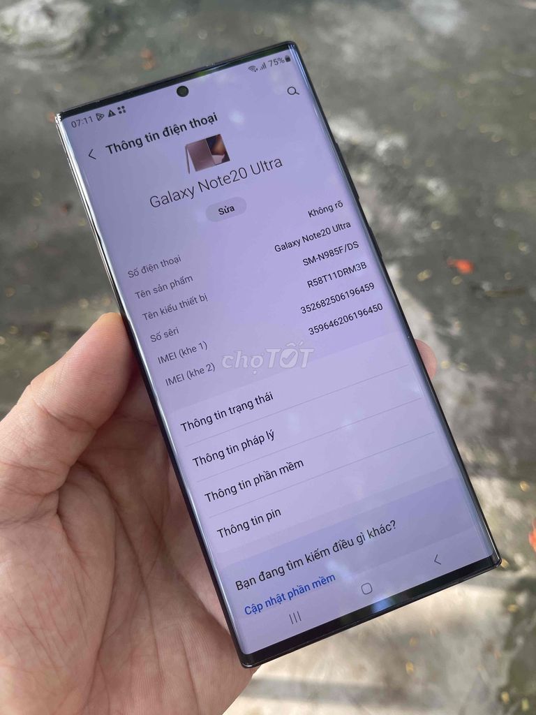 Note 20 Ultra Việt Nam 2simKo ám Máy đẹp Ko bớt. Mua bán Điện thoại tại Quận 8 Tp Hồ Chí Minh được đăng bởi điện thoại giá rẻ  hình 1