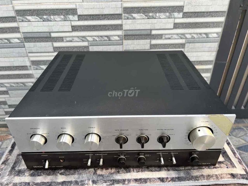 Amply Denon Pma-830 hàng zin chơi 4 sắt To chữ đỏ. Mua bán Tivi, Âm thanh tại Quận 7 Tp Hồ Chí Minh được đăng bởi nguyen thai hoa hình 1