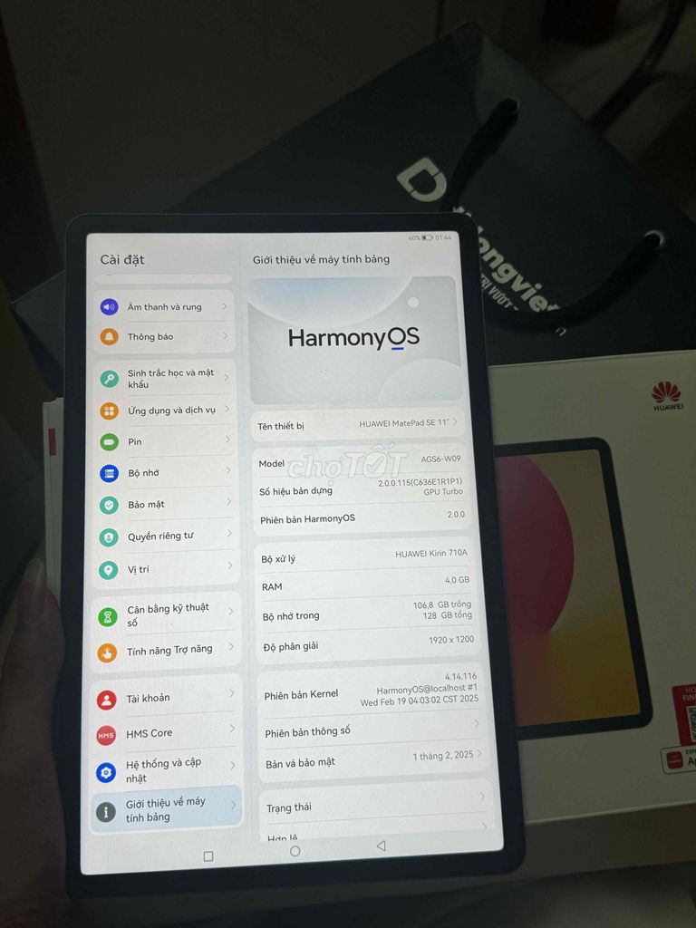 Huawei MatePad SE 11 4GB/128GB. Mua bán Máy tính bảng tại Quận Bình Thạnh Tp Hồ Chí Minh được đăng bởi Cận táo chuẩn  hình 1