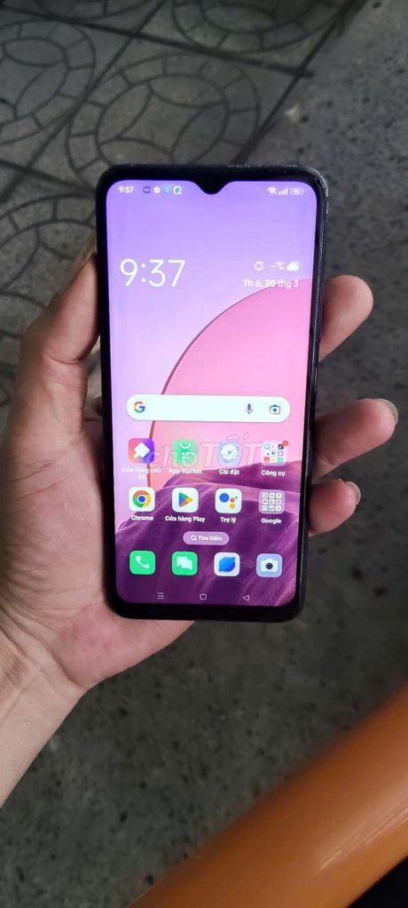 Oppo A17 4+4/64G ngoại hình khá PIN trâu. Mua bán Điện thoại tại Quận Bình Thuỷ Cần Thơ được đăng bởi cầu rạch súc 91b Nguyễn Văn Linh  hình 1