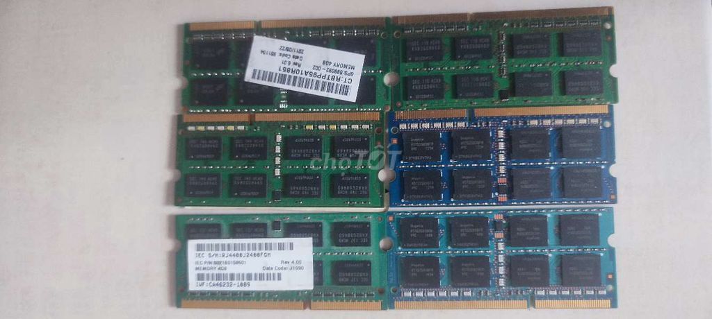 Ram laptop bóc máy hynix, Samsung 4g 1333