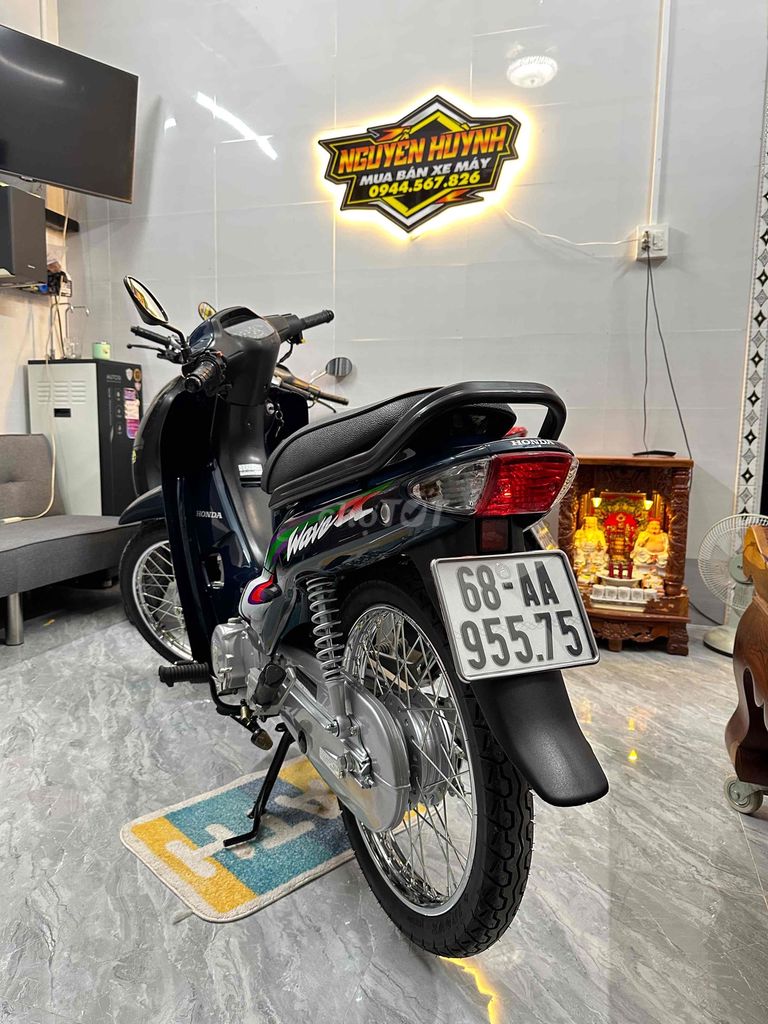 Honda Wave Alpha 2005 Xanh đen. Mua bán Xe máy tại Huyện Châu Phú An Giang được đăng bởi Pin Rồm hình 12