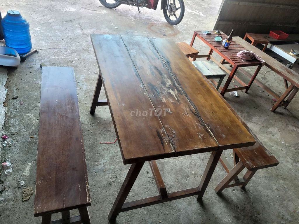 Bàn ghế gỗ ghép . Mua bán Bàn ghế tại Thành phố Tân An Long An được đăng bởi Minh Anh hình 1