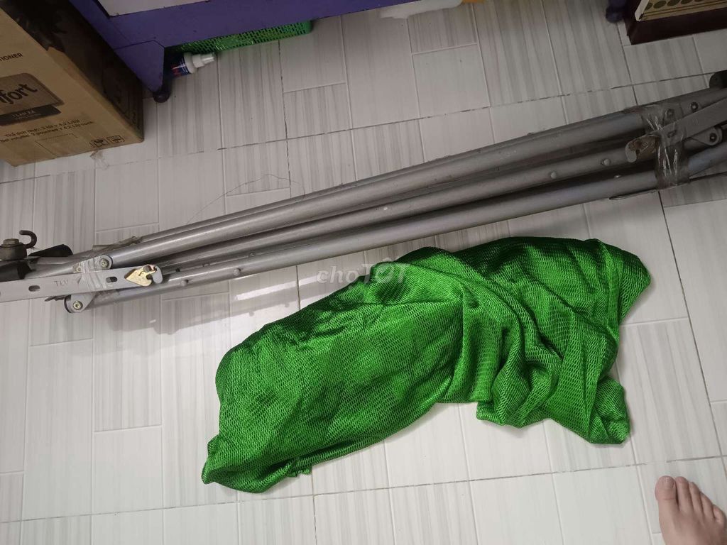 Võng xếp AUTORU Kim loại Vải Xám Xanh lá. Mua bán Nội thất, đồ gia dụng khác tại Quận 11 Tp Hồ Chí Minh được đăng bởi Mẹ Bull hình 1