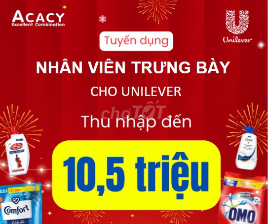 NHÂN VIÊN TRƯNG BÀY SIÊU THỊ