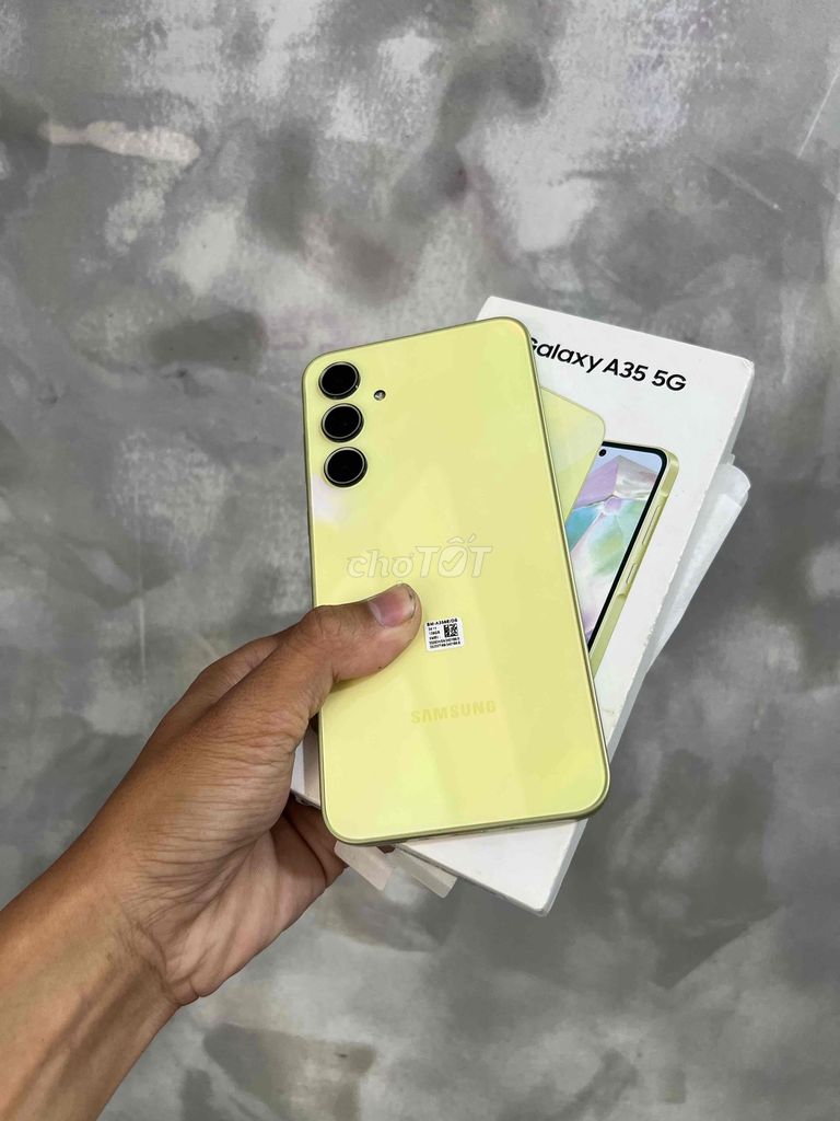 Samsung Galaxy A35 5G 8/128 new trôi bảo hành. Mua bán Điện thoại tại Quận Cẩm Lệ Đà Nẵng được đăng bởi Thanh Phước mobile hình 1